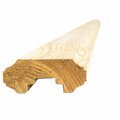 Real Wood Products Co 2x4 in.X6' Fluted Handrail D1202